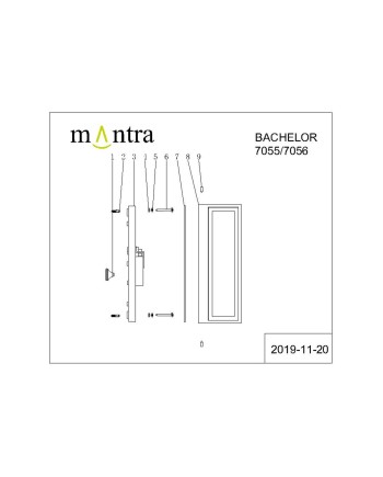 BACHELOR * PLAFÓN/APLIQUE EXTERIOR GRIS OSCURO LED IP65 - 14W - 3000K